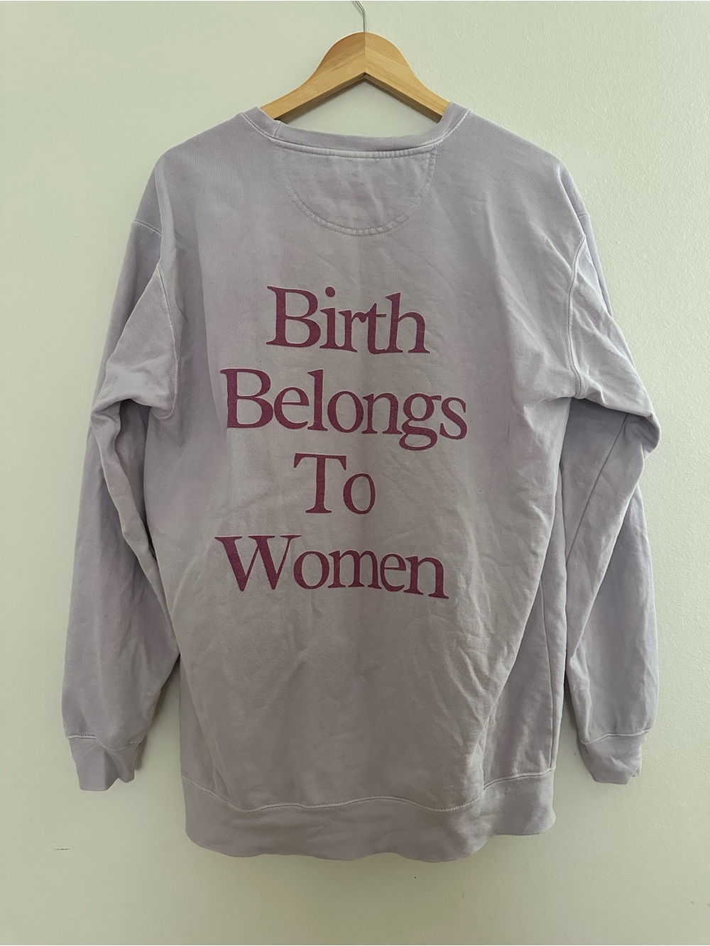 BBTW Birth Worker / Doula / Midwife Oversized Sweater - Picture 6 of 8